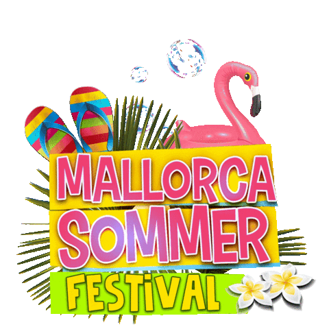 Party Summer Sticker by Mallorca Sommer Festival
