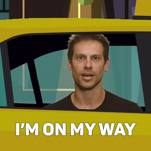 On My Way Taxi GIF by Originals