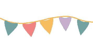 Vlaggetjes Sticker by Inpakken & Weggeven