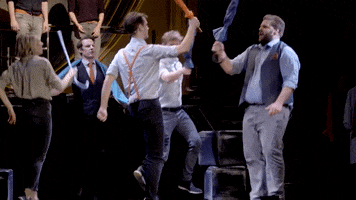 olivier awards umbrella GIF by Official London Theatre
