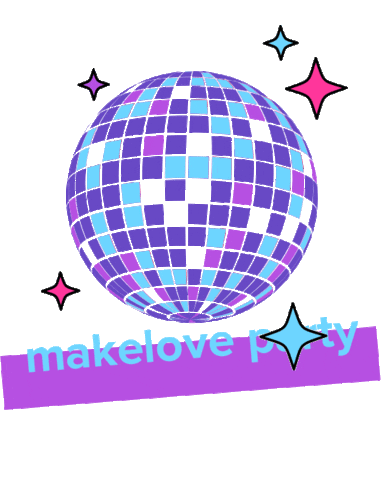 Party Disco Sticker by makelove agency