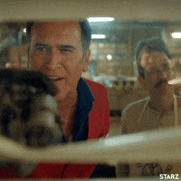 ash vs evil dead hello GIF by STARZ