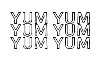 Yum Yum Sticker by Foodoholic