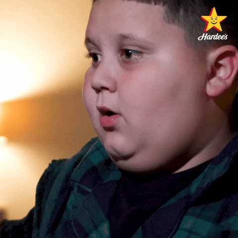 Wow Shocked GIF by Hardee's