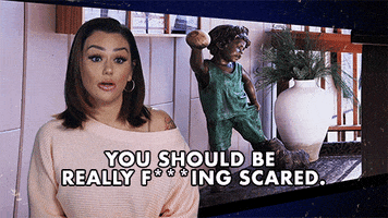 You Should Be Scared Jenni Farley GIF by Jersey Shore Family Vacation