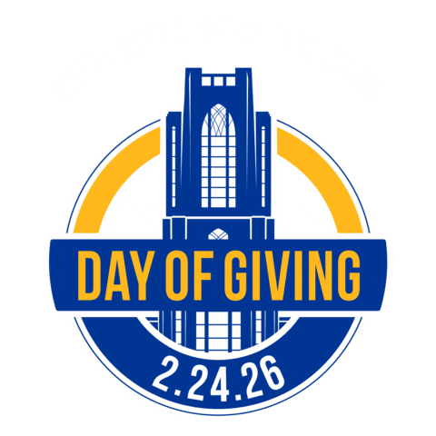 Donate Pitt Sticker by University of Pittsburgh
