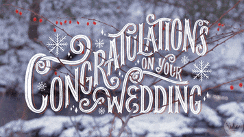 Getting Married Winter GIF by Hallmark Gold Crown