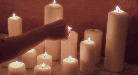 All Souls Day Candle GIF by MOODMAN - Find & Share on GIPHY