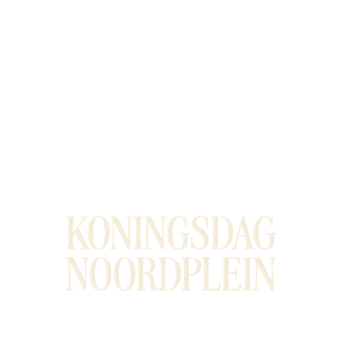 koningsdagnoordplein Sticker