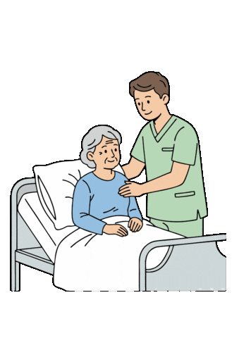 Ouderenzorg Elderlycare Sticker by Roodkapjes Zoete Inval