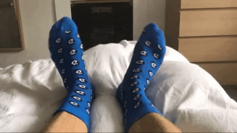 sokken in bed