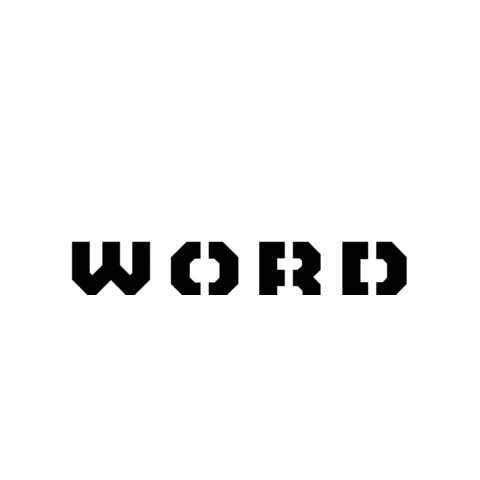 Transparency Sticker by Word Rock Drills
