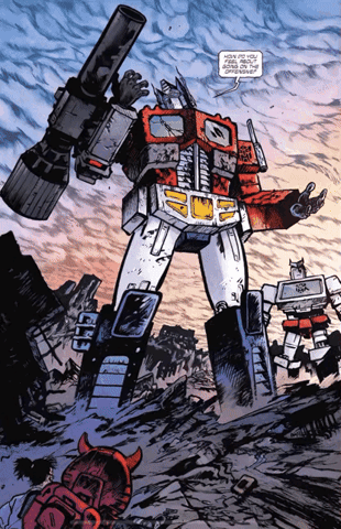 Optimus Prime Comics GIF