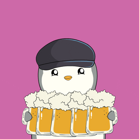 Beer Cheers GIF by Pudgy Memez