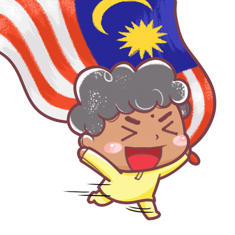 Merdeka Malaysiaday Sticker by Bear Boss Buddies