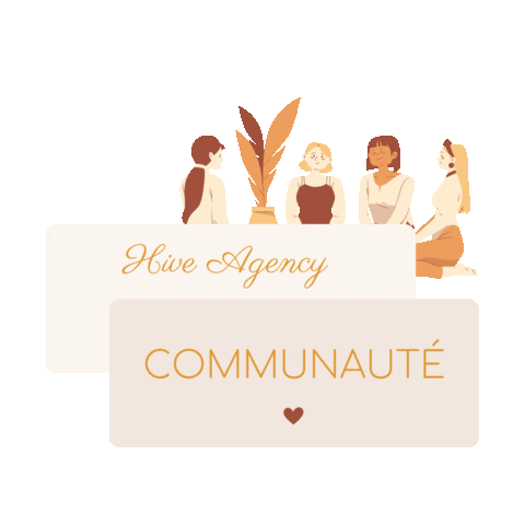 Assistante Virtuelle Sticker by Hive Agency