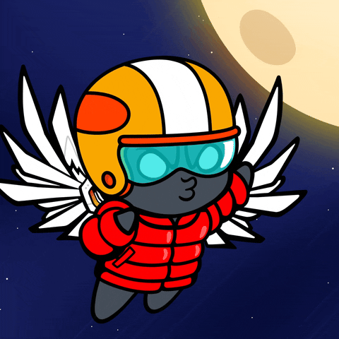 Flying Super Hero GIF by Sugartown