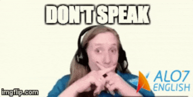 don't speak total physical response GIF by ALO7.com