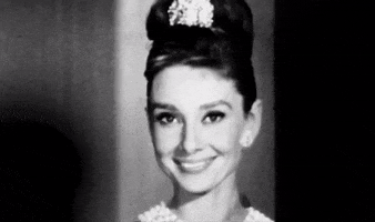 Audrey Hepburn Queen GIF