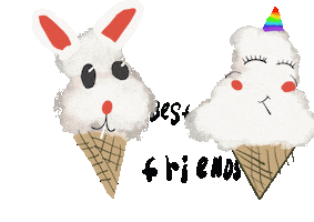 Happy Ice Cream Sticker