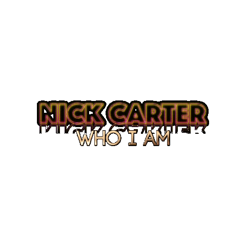 Nick Carter Sticker