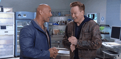 The Rock Lol GIF by Team Coco