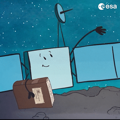Illustration Wave GIF by European Space Agency - ESA