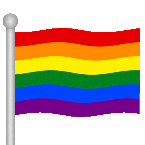 Waving Gay Pride Sticker by Darden Restaurants
