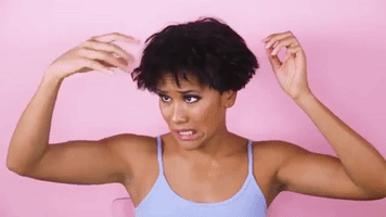 what is this? hair GIF by Shameless Maya