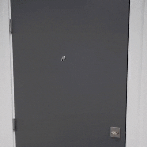 Scared Open Door GIF by Crash Adams