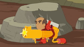 bravest warriors shooting GIF by Cartoon Hangover