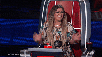 Kelly Clarkson Singing GIF by The Voice