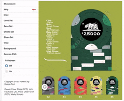 Poker Chip Design Tool GIF