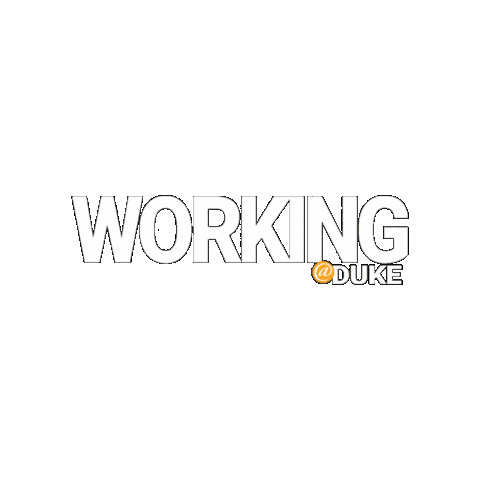 Working@Duke Sticker