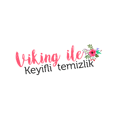 Flowers Cleaning Sticker by VikingTemizlik
