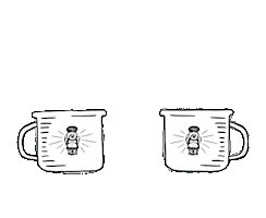 Coffee First Sticker by buddhabeanscoffee
