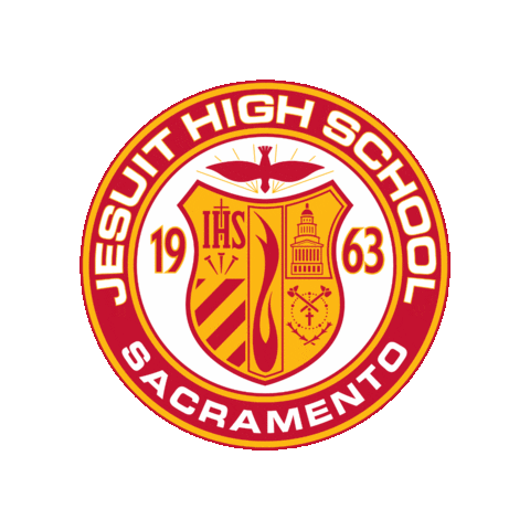 Jhs Marauder Sticker by Jesuit High School Sacramento