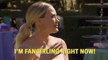 Excited Hilary Duff GIF by The Bachelor