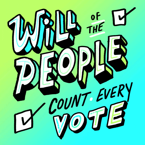 Right To Vote Election 2020 GIF by Creative Courage
