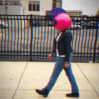 city walk GIF by Bubble Punk