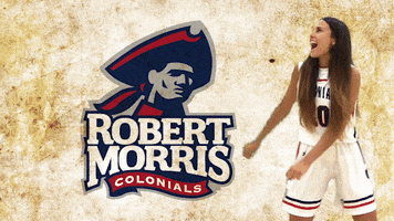 college basketball dance GIF by Robert Morris University Athletics