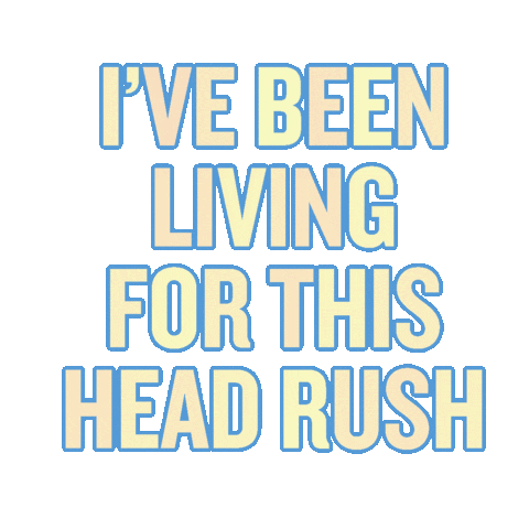 Head Rush Sticker by Stacey Ryan