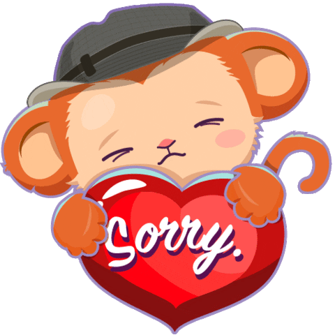 Sorry Sticker