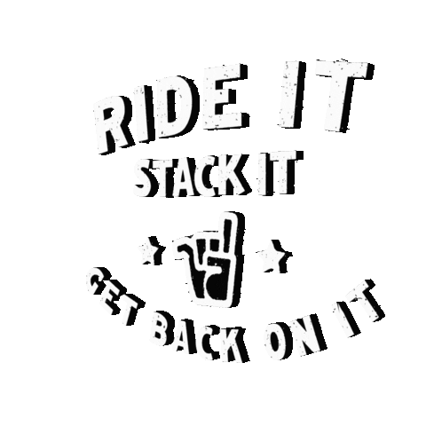 Ride It Epic Fail Sticker by Broken Riders