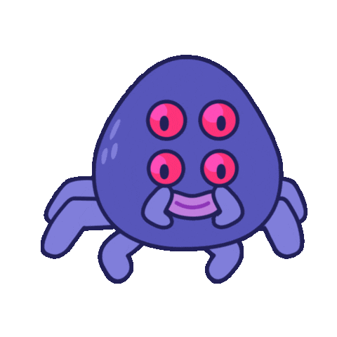 Halloween Monster Sticker by crowlab studio