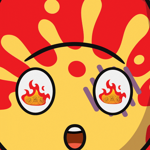Fire Burn GIF by bad egg co