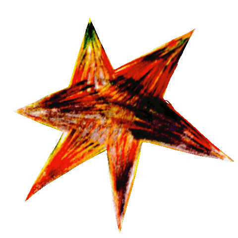 Star Crayon Sticker