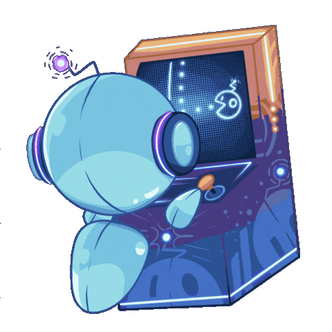 Robot Play Sticker by Mr.io Games