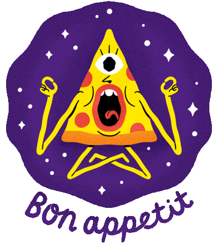 Hungry Bon Appetit Sticker