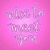 pleasure nice to meet you GIF by megan motown